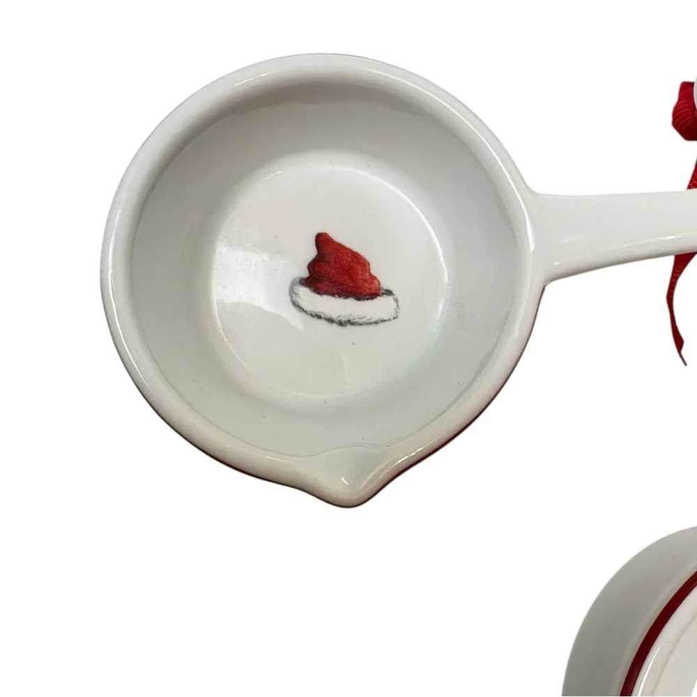 Williams Sonoma Twas the Night Before Christmas Porcelain‎ Measuring Cup Set
